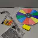 Prize Wheel Spinner with Stand, 12 Inch Spinning Wheel Featuring 12 Prize Slots, Colorful Prize Spin Wheel Perfect for Carnivals, Home Parties, Trade Shows and Lucky Draw