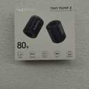 FLEXTAILGEAR Portable Air Pump - Tiny Pump 2, Electric Air Pump for Inflatables 2.8oz Battery Inflator Rechargeable Air Mattress Pump for Sleeping Pads, Pool Floats, Swimming Rings Black