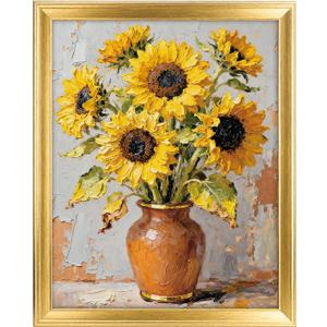 TWING Gold Picture Frames 11x14 Inch 1 Pack,Ornate Vintage Photo Frame for Wall,Display 8x10 Pictures with Mat or 11x14 Without Mat,Rustic Gold