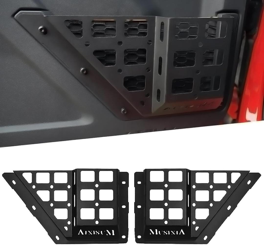 MusixiA Front Door Storage Pockets for Ford Bronco 2024 2023 2022 2021 Cup Holder 2/4 Doors Organizer Box Interior Expansion Accessories