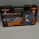 HORUSDY 10-Piece Extra Long Flex-Head Ratcheting Wrench Set - Chrome Vanadium Steel With Metric 8mm - 19mm, With 1/ 4", 3/ 8", 1/ 2" Socket Drive Adapter