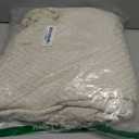DII Modern Zig Zag Throw Blanket Woven Cotton, Hand-Knotted 2.5" Fringe, 50x60, Natural