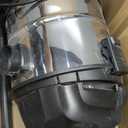 Amazon Basics Wet Dry Shop Vacuum Cleaner, 4 Gallon, 3 HP Stainless Steel, Grey/Black