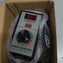 AC Motor Speed Controller 100V-120V 15A Variable Speed Regulator for Router, Drill, Fan, and Polishing Machine - Electronic Voltage Regulator with Overload Protection and LED Display