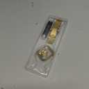 MioHHR Solid Stainless Steel Band Compatible with Apple Watch 38mm(Series 3/2/1) 40mm(Series SE/6/5/4) 41mm(Series 9/8/7) Metal Strap with Soft TPU Case for iWatch Bands for Women and Men, Gold