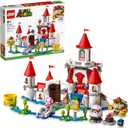 LEGO Super Mario Peachs Castle Expansion Set 71408, Buildable Game Toy, Gifts for Kids Aged 8 Plus with Time Block Plus Bowser and Toadette Figures, to Combine with Starter Course