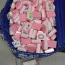 American Mahjong Tile Set,166 Tiles White Pink Acrylic Carving Tiles,Mahjong Game Set with Portable Travel case(Racks Not Included)