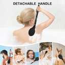 Back Scrubber Anti Slip for Shower, 25.7 Telescopic Back Bath Brush for Shower, Back Scrubber, Exfoliation and Improved Skin Health for Elderly with Limited Arm Movement, Disabled
