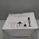 KOIOS Immersion Blender Handheld - Trigger Variable Speed 5-in-1 Immersion Hand Blender 1100W, Anti-Scratch Stainless Steel Shaft, Chopper & Milk Frother, Non-BPA for Soup, Baby Food and Smoothies