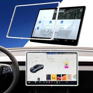 Yeapop Bling Bling Rhinstones 15.4" Screen Protector for Model 3 (2024–Feb 2026, all trims), Model Y (Mar 2025–Dec 2025, all trims) and Model 3 (2024+, Standard)