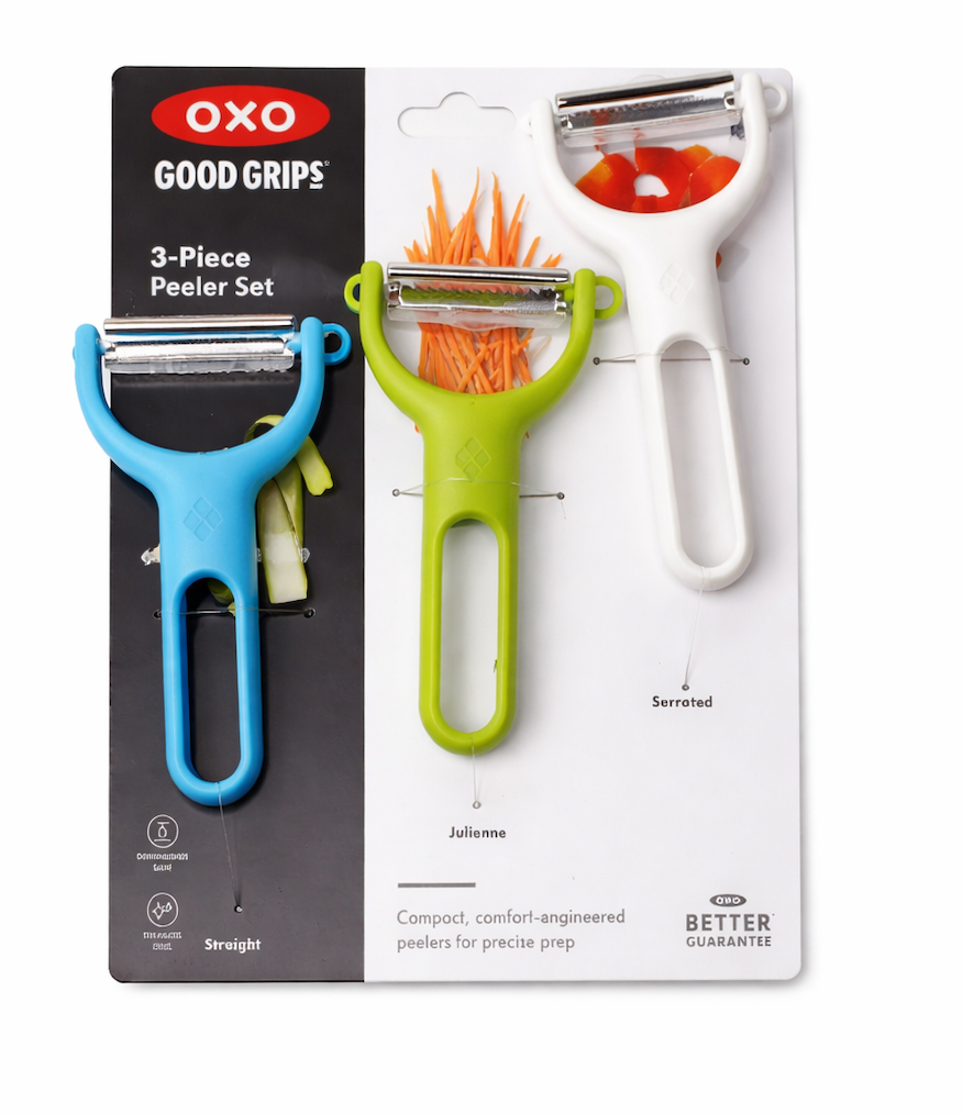OXO Good Grips 3 Piece Y-Prep Peeler Set
