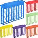 Watersay 12 Pack File Cabinet Dividers 11 x 6 in, Rainbow Color
