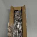 100 Pcs Stainless Steel Curtain Pleat Hook, Dveda Drapery Hooks Traverse Pleater, Curtain Pleater Tape Hooks, 4 Prongs Pinch Pleat Clips Hooks for Window Door Bathroom Curtain