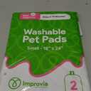 IMPROVIA Reusable Puppy Pad  Waterproof, Extra-Absorbent, Washable Pee Pad for Dog Training, Whelping, & More  Protect Your Floors & Pet with Quick-Drying Potty Pad (Small - 18"x24")