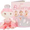 Tickle & Main Ballerina Princess Gift Set, Ballerina Doll, Dance Recital Gifts for Girls - First Dance Recital Dancer Doll