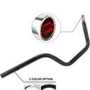 AnXin Motorcycle 7/8" Drag Handlebars High-Rise Tracker Handle Bars Universal For Sportster XL 883 1200 Cruiser Bobber Custom Chopper Softail Dyna Tour Glide Road CG125 Black