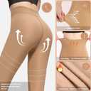 UISLII Fleece Lined Tights Women, Warm Pantyhose leggings Women,Fake Translucent Thermal Skin Colored Tights for Winter (Beige, Size L)