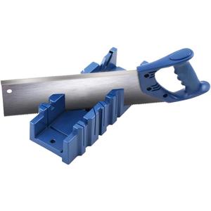 Saw Storage Mitre Box, 45 Degree 90 Degrees Angle Slot Types ABS Plastic Saw Box, Perfect for Woodworker Carver Carpenter Cutting Wood Woodwork(S)