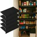 5 Pack 24x16in Wire Shelf Cover for Pantry, Closet, Kitchen Waterproof PVC Wood-Look Wire Rack Covers for Shelves, Multiple No-Tool Installation, 24x16x2in