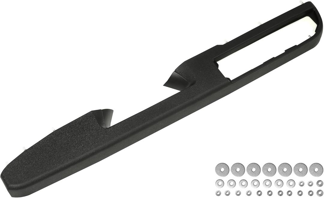 Front Driver Side Armrest Repair with Door Release Handle Above armrest Compatible with Chevrolet Avalanche Silverado Suburban Tahoe GMC Sierra Yukon 2010-2014 Replace 80994 Black,27Inch