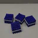 100 Pcs Expanding Plastic Anchors for Concrete 5/16" x 1-1/2" for #14 Screw or 1/4 Lag Screw Blue Anchors Drywall Wall Expansion Pipe for Hollow Walls Tile Cement Bolt Expansion Tube