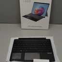 Surface Pro 3/4/5/6/7/7+ Keyboard, Ultra-Slim Wireless Bluetooth Surface Keyboard with Palm-Rejection Trackpad, 7-Color Backlit, Sleep/Wake Function, Long Battery Life