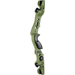 19 Inch ILF Bow Riser Aluminum Alloy Takedown Recurve Bow Handle Grip Right Hand for Archery Competition Shooting (Green)