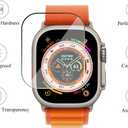 Ailun for Apple Watch Ultra 3/Ultra 2/Ultra Screen Protector [49mm], Tempered Glass Film, Anti-Scratch, High Definition, Touch Sensitive[3 Pack][Clear]