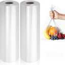 10" X 14" Plastic Produce Bag on a Roll, Food Storage Bags, Ideal for Bread, Fruits, Vegetables, Clear Plastic Bags for Refrigerator Storage, Kitchen and Grocery(2 Roll/800 Bags)