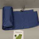 Yuzonc Camping Sleeping Pad, Ultralight Camping Mat with Pillow Built-in Foot Pump Inflatable Sleeping Pads Compact for Camping Backpacking Hiking Traveling Tent (Blue and Green)