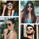 KALIYADI Sunglasses for Women and Men, Polarized Square UV Protection, Trendy Metal Frame Hexagon Sunglasses