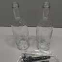 Demi's Home 25.4 oz 750 ml Glass Coffee Syrup Dispenser for Coffee Bar - 2 Pack - Comprehensive Label Set &  oz Pumps Included