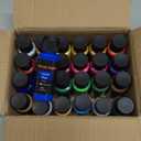 TMOL Acrylic Paint Set, 24 Colors (2 oz/Bottle) with 12 Art Brushes, Art Supplies for Painting Canvas, Wood, Ceramic & Fabric, Rich Pigments Lasting Quality for Beginners, Students & Professional Artist