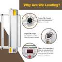 24-Inch Acrylic PVC Plastic Bender, Adjustable Length and Angle Sheet Strip Heater, 60cm Bending Machine with Temperature Control 0-85, 110V for DIY Professional Use