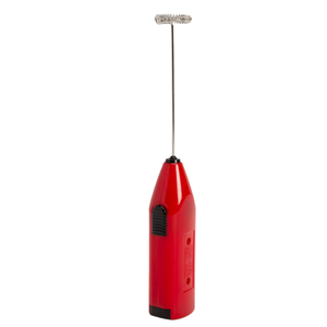 Handheld Milk Frother, Creates Delicate Smooth Foam for Lattes, Cappuccinos & More - Primula, Red