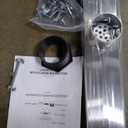 SaniteModar Linear Shower Drain, Shower Drain 72 inch Tile Insert 2 in 1 Panels, Brushed 304 Stainless Steel Linear Floor Drain with Adjustable Feet and Hair Filter