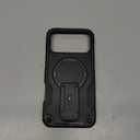 3 in 1 for iPhone 17 Pro Max Case [Compatible with MagSafe] [Invisible Kickstand] [HD Screen Protector] [Camera Lens Protector], Protective Magnetic Phone Cover for iPhone 17 Promax (Black)