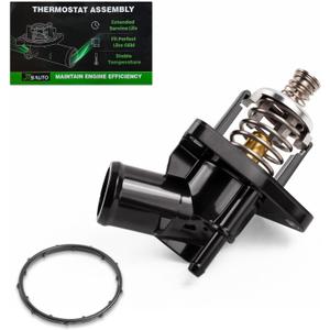 New Upgrade 15-11125 Engine Coolant Thermostat Housing Assembly Compatible with 2014-2018 Silverado 1500 | 2014-2019 Sierra | 2015-2020 Yukon | 2015-2020 Suburban/Tahoe & More Replaces 902-2090