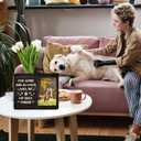 Dog Picture Frame, Cute Pet Wood Photo Frame, Dog Lover Gifts, Sympathy Gifts for Loss of Dog, You Were And Always Will Be My Best Friend Frame, Pet Remembrance Gifts -c05