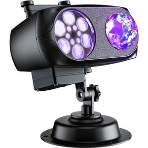 Brighter Easter Projector Light, Upgraded Easter Decorations Holiday Projector Display 8 Patterns At A Time (Ocean Wave & Patterns) 8 Holiday Themes Easter Day Christmas Decor Light