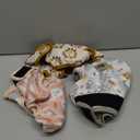 Langsprit Washable Female Dog Diapers (3 Pack) - Doggie Reusable Small Medium Large Dog Diapers for Doggy Puppy Female in Period - Highly Absorbent Dog Heat Panties (Medium,Rabbit, Owl, Lion)