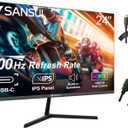 SANSUI Monitor 24 inch 100Hz IPS USB Type-C FHD 1080P Computer Display Built-in Speakers HDMI DP HDR10 Game RTS/FPS Tilt Adjustable for Working and Gaming (ES-24X3 Type-C & HDMI Cable Included)