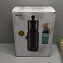 URVIBY Juicer Machines, 5.3" Large Feed Chute Cold Press Juicer with Double Press Technology, 400W Motor, High Juice Yield, Easy to Clean, Masticating Juicer for Whole Vegetables & Fruits, Black