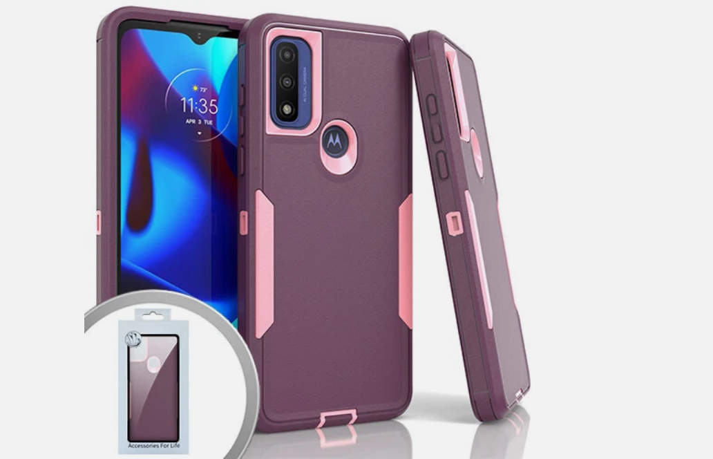 Yerebel Case for Pixel 7 Pro, for Google 7 Pro GE2AE Case, Red and Sidande Case for Moto G Play 2023/Moto G Pure/Moto G Power 2022, Purple