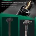 SCITOO Ignition Coil Coils Pack Iridium Spark Plugs fit for Dodge for Durango Journey for Grand Caravan UF648 set of 6 Ignition Coil Coils Pack Iridium Spark Plugs