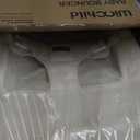 Winchild Baby Bouncer,Portable Baby Bouncer Seat & Foldable with 3 Height Adjustments, Ergonomic Bouncer for Babies 0-6 Months, Wood Grain Style, Natural Vibrations, Includes Storage Bag(Mesh Beige)