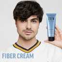 American Crew Men's Fiber Cream, Like Hair Gel with Medium Hold & Natural Shine, 3.3 Fl Oz