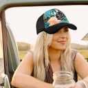 Flafens Women's Trucker Hat Cute Summer Baseball Caps for Women and Girls Golf Ball Hats with Adjustable Snapback, One Size Fits All