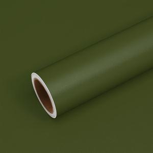 VEELIKE Thick Olive Green Wallpaper Vintage Green Peel and Stick Wallpaper for Kitchen Cabinets Bathroom Bedroom 24''x118'' Removable Self Adhesive Green Contact Paper for Walls Countertop Shelf Liner