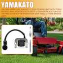 YAMAKATO 136-7883 Ignition Coil for Toro Riding Lawn Mowers with 2P77F V-twin, Replace 139-0720 136-7883 127-9216, for PREDATOR 22HP 708cc V-Twin Egnine 62879 (1pcs)